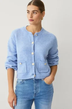 Ellos Collection Cardigan med gullknapper