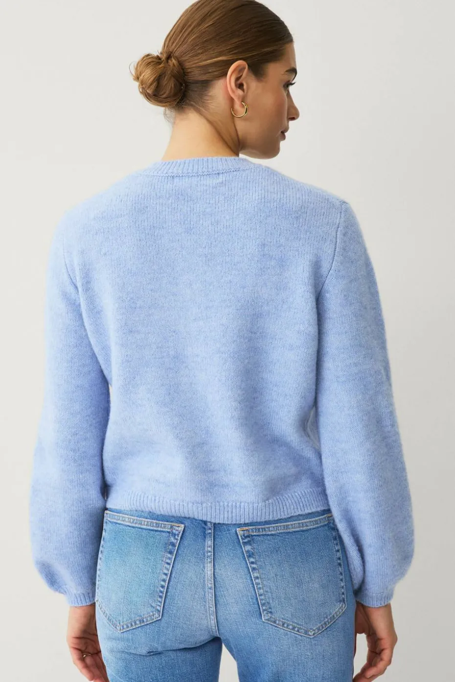 Ellos Collection Cardigan med gullknapper