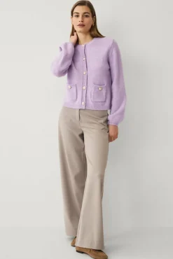 Ellos Collection Cardigan med gullknapper