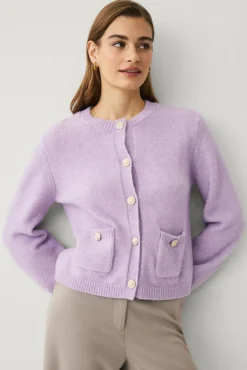 Ellos Collection Cardigan med gullknapper
