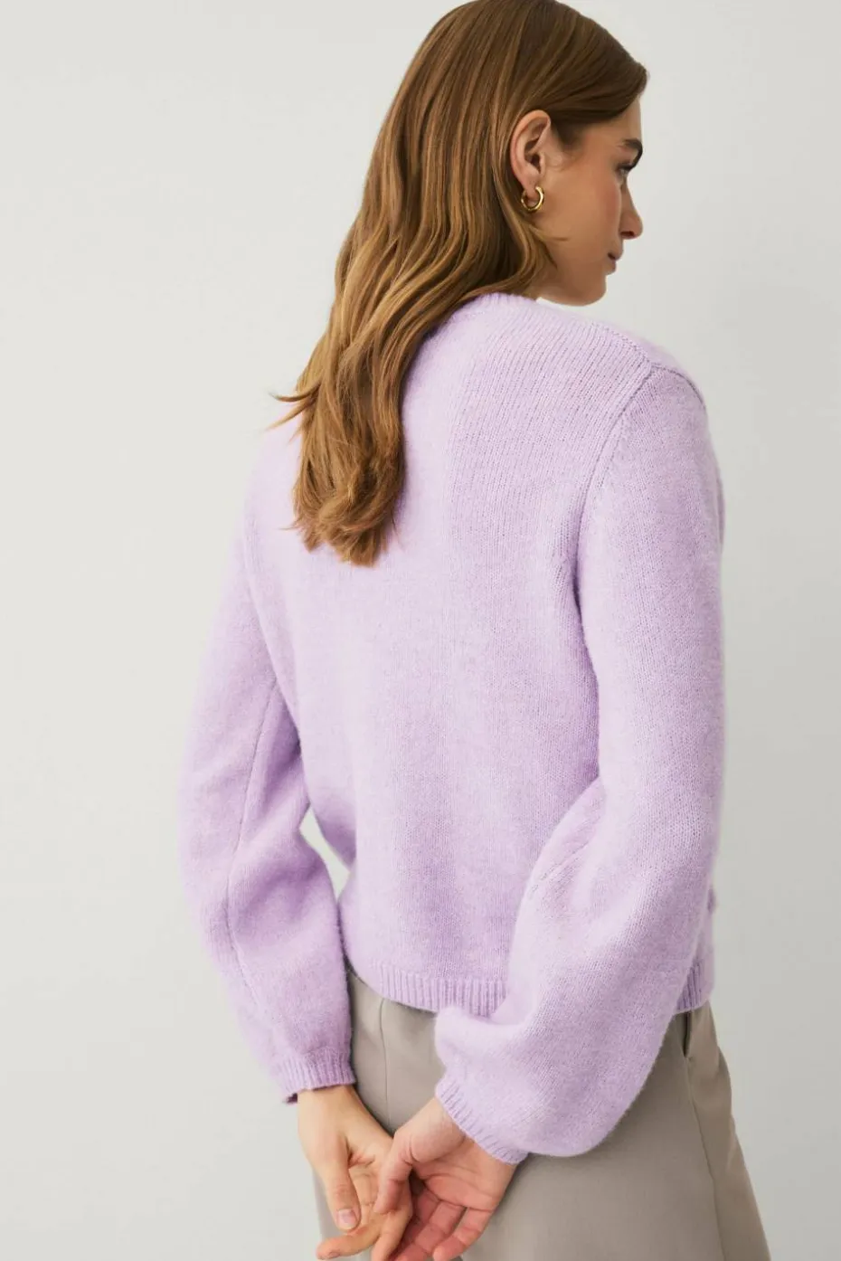 Ellos Collection Cardigan med gullknapper