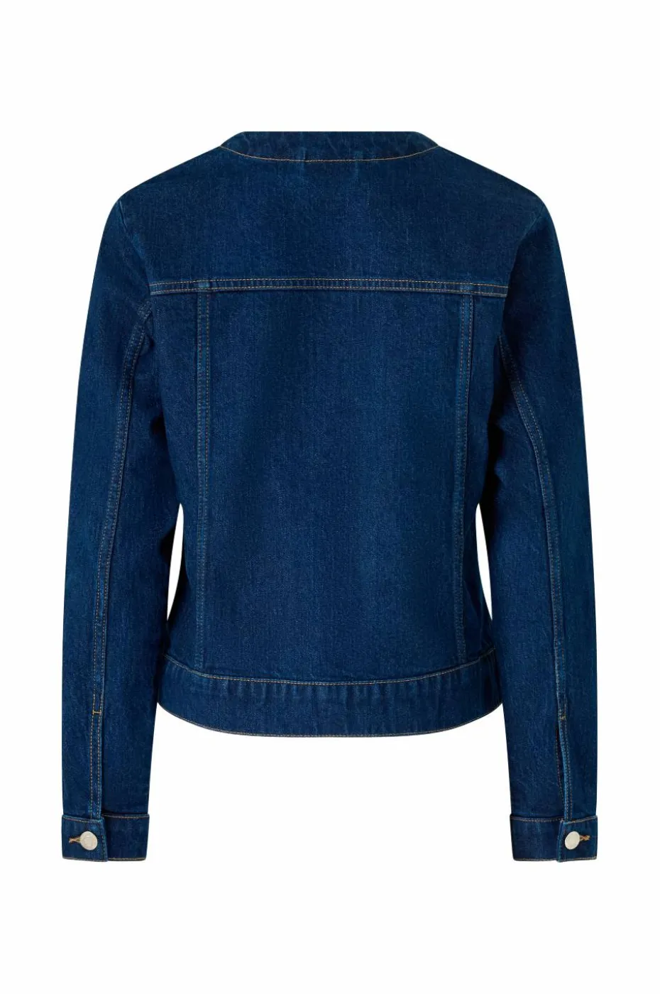 Ellos Collection Denim jakke med avrundet hals