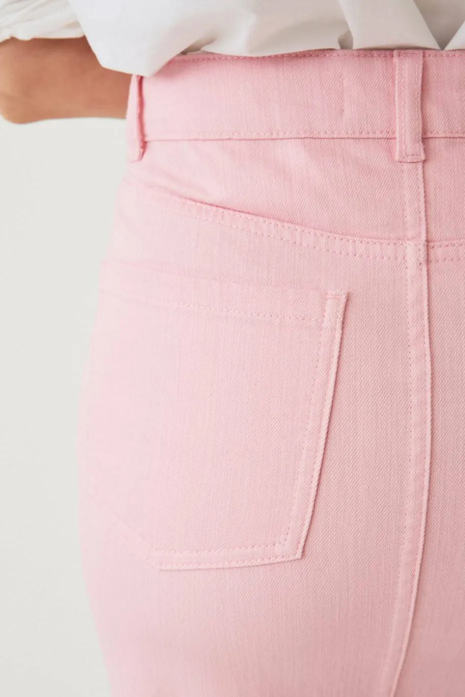 Ellos Collection Denim skjørt med høy midje