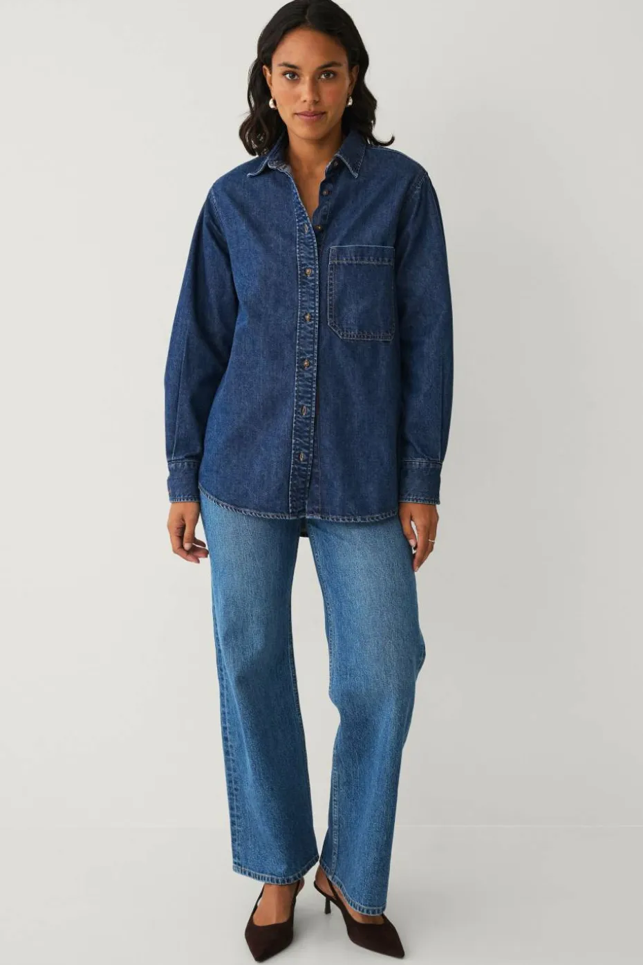 Ellos Collection Denimskjorte