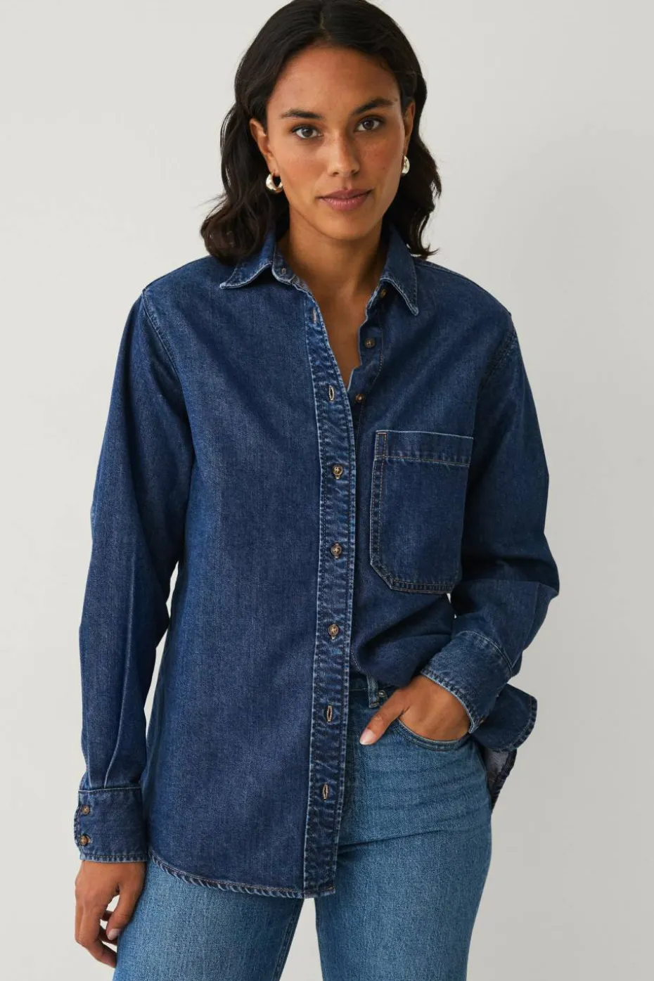 Ellos Collection Denimskjorte