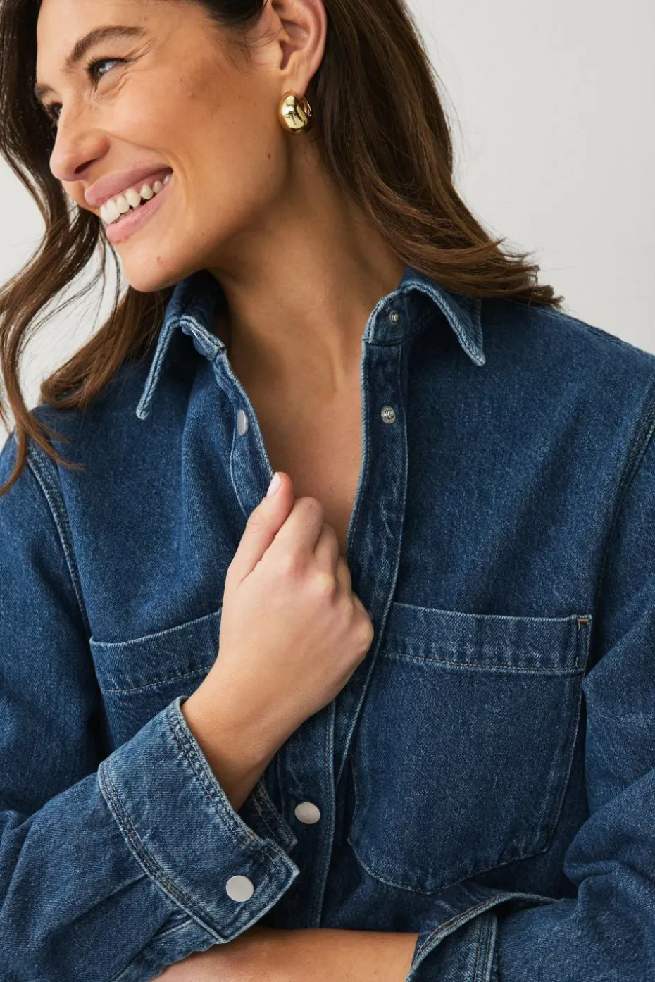 Ellos Collection Denimskjorte