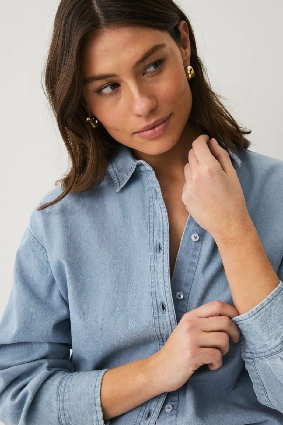 Ellos Collection Denimskjorte