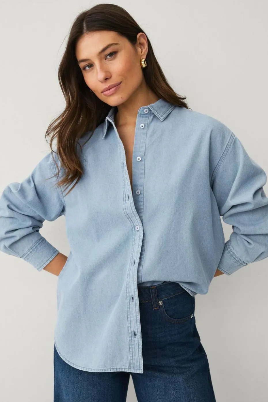 Ellos Collection Denimskjorte