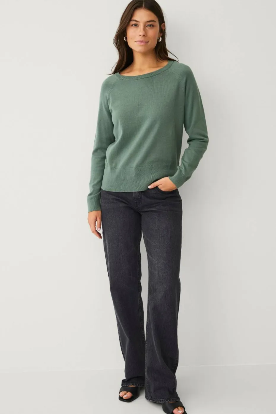 Ellos Collection Finstrikket pullover