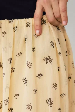 Ellos Collection Fôret skjørt i chiffon