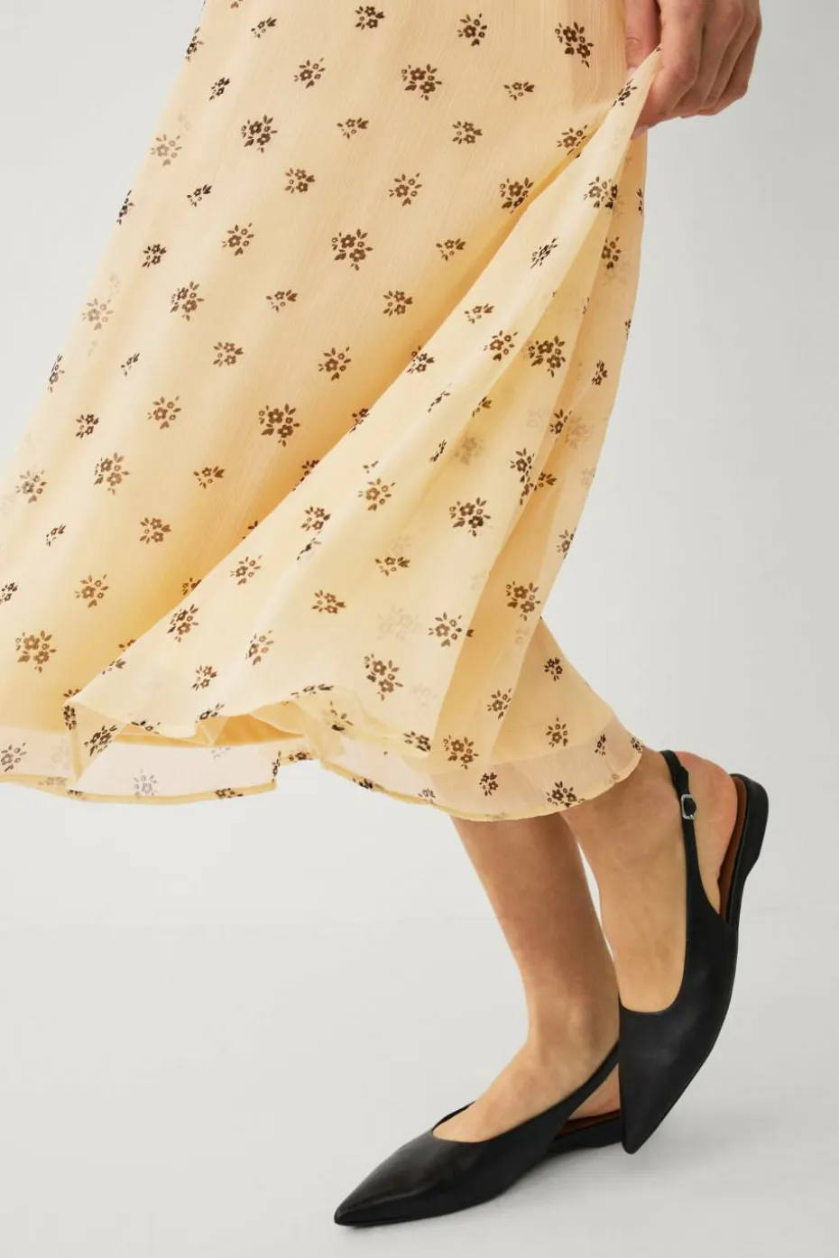 Ellos Collection Fôret skjørt i chiffon