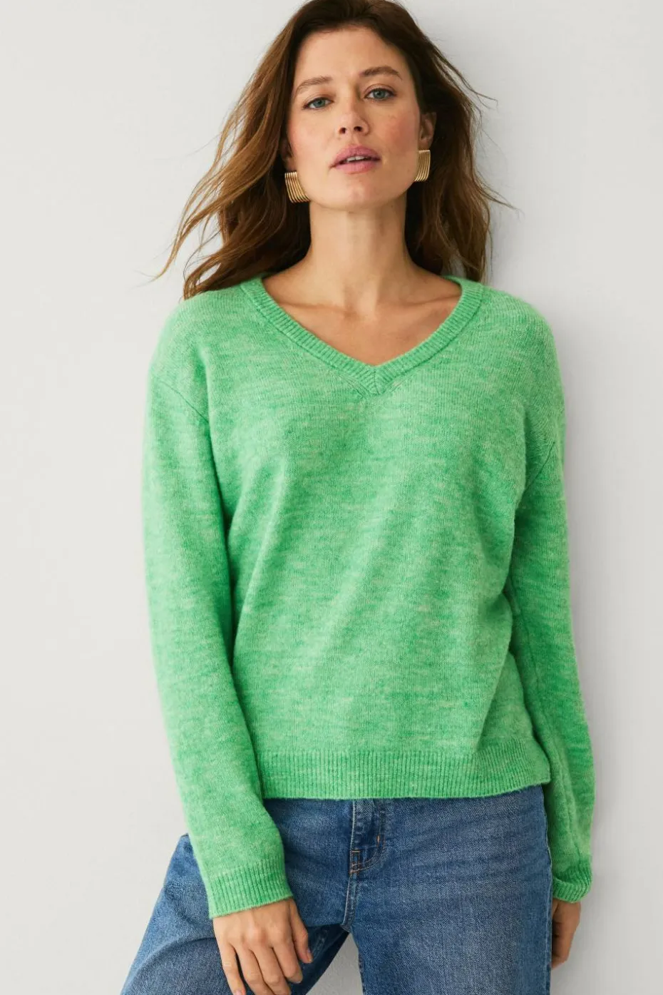 Ellos Collection Genser med v-hals