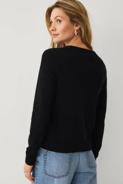 Ellos Collection Genser med ribbede detaljer