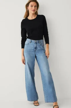 Ellos Collection Genser med ribbede detaljer
