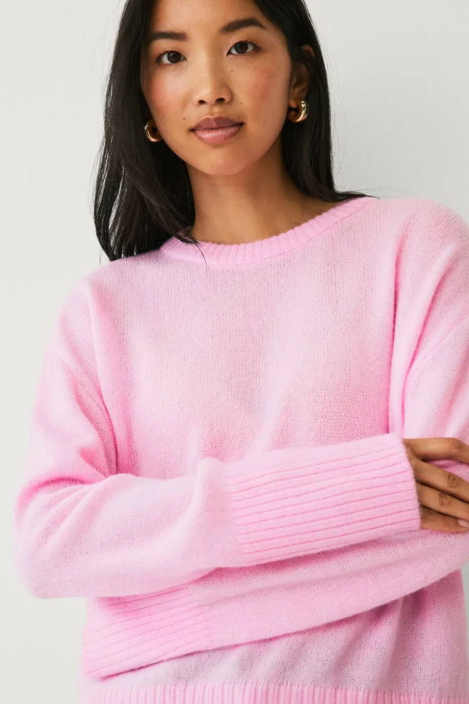 Ellos Collection Genser med O-hals