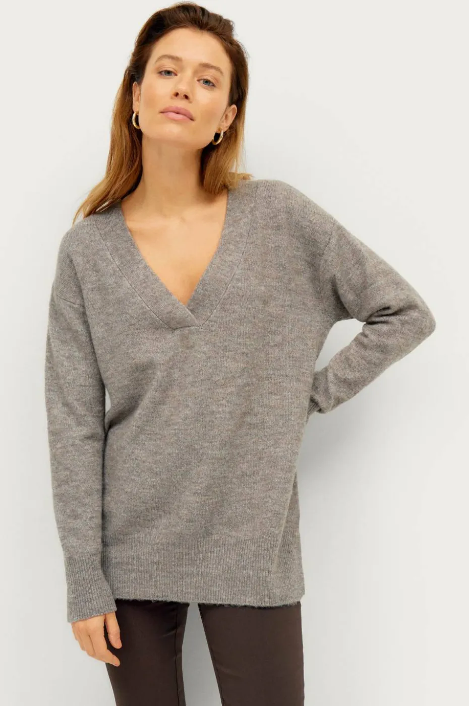 Ellos Collection Genseren i lengre modell med v-hals
