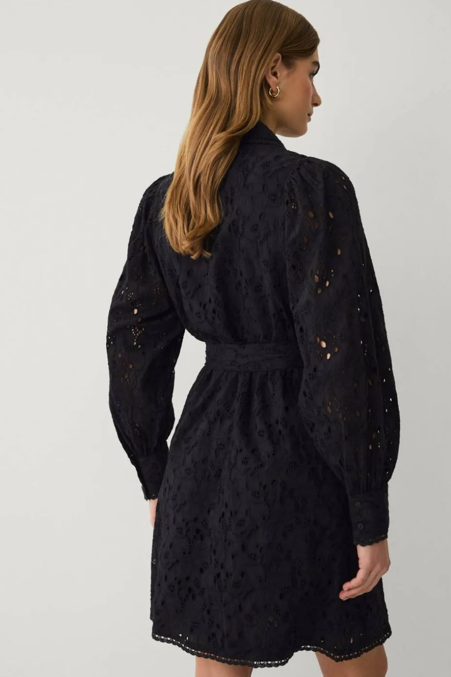 Ellos Collection Hullbrodert kjole