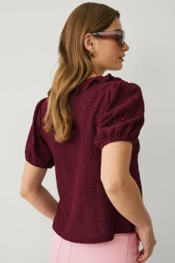 Ellos Collection Hullmønstret topp