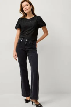 Ellos Collection Hullmønstret topp