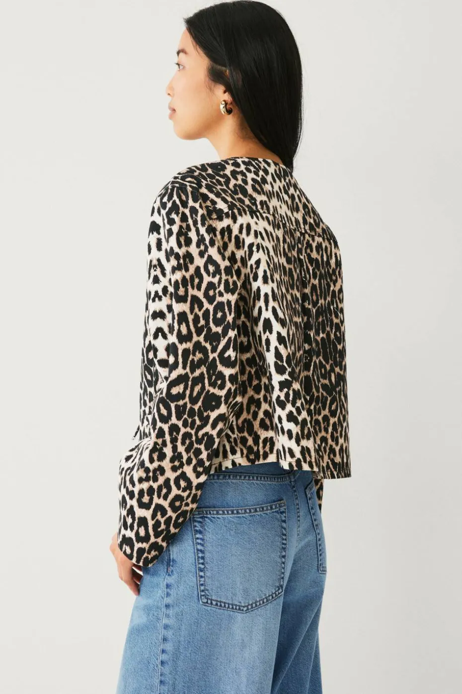Ellos Collection Jakke med leopardmønster
