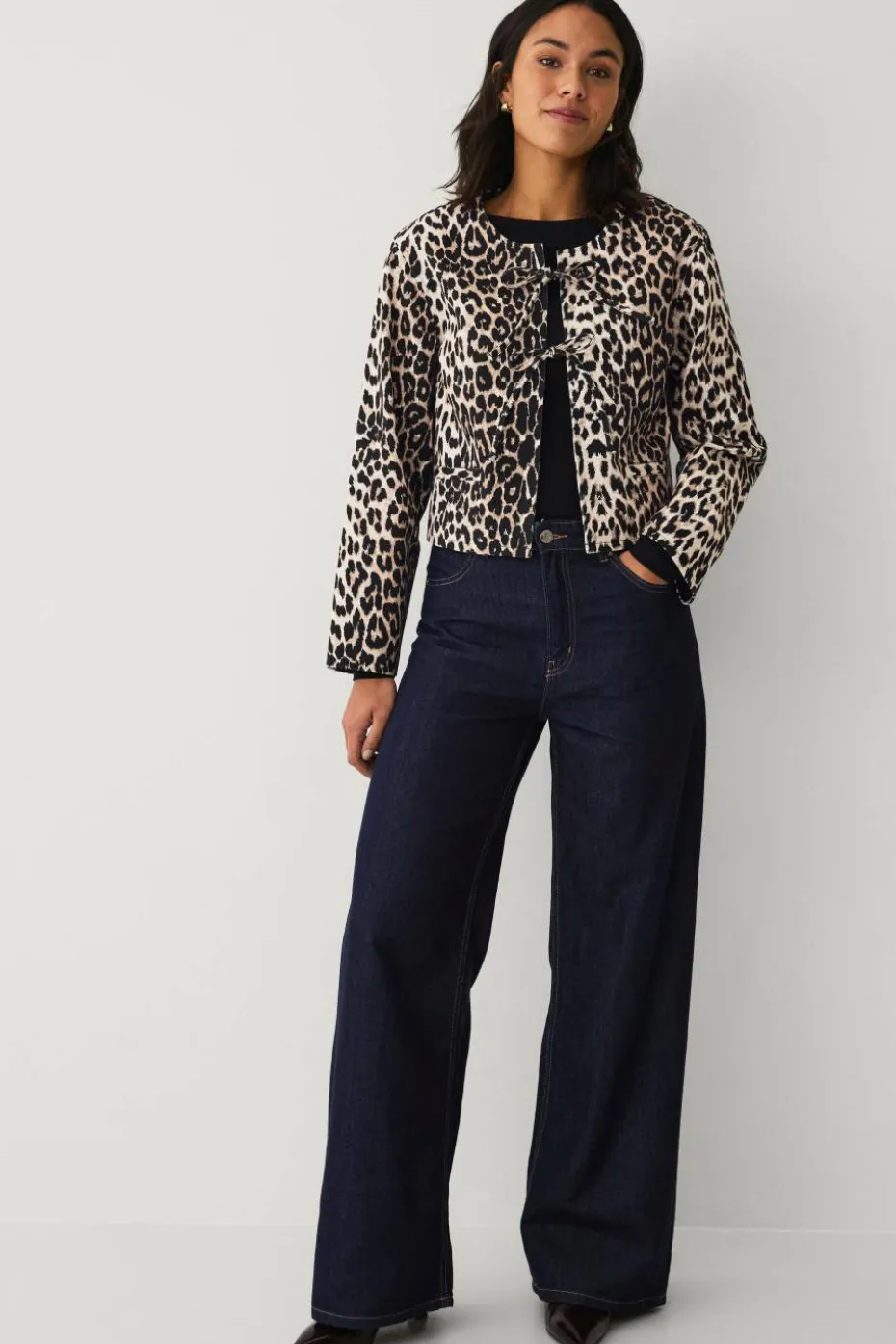 Ellos Collection Jakke med leopardmønster
