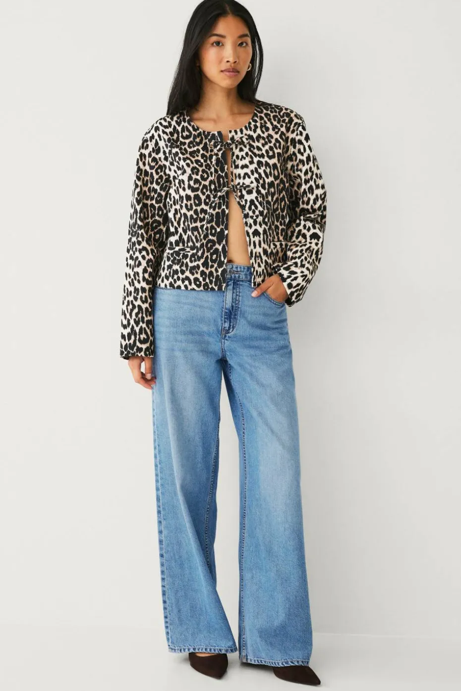 Ellos Collection Jakke med leopardmønster