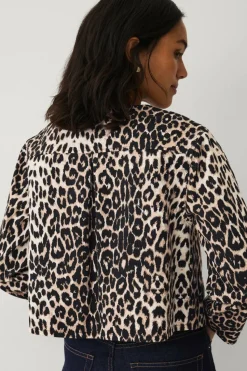 Ellos Collection Jakke med leopardmønster