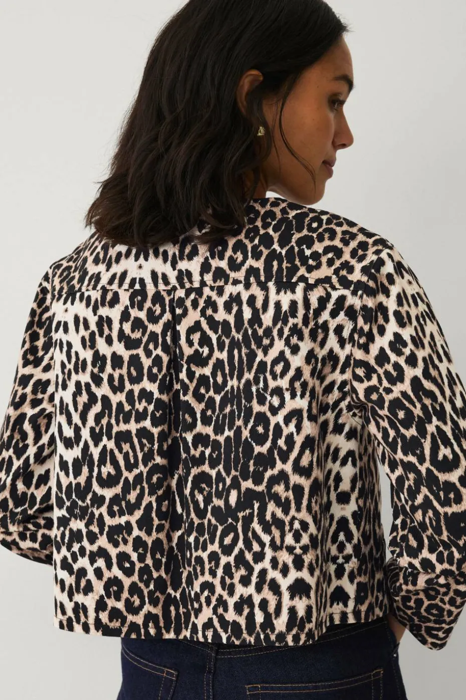 Ellos Collection Jakke med leopardmønster