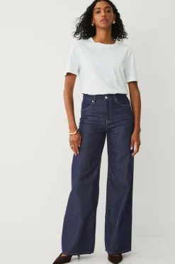 Ellos Collection Jeans med brede bein og høy midje