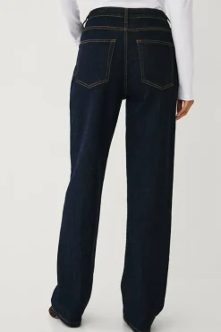 Ellos Collection Jeans med vide ben og bindebånd i midjen