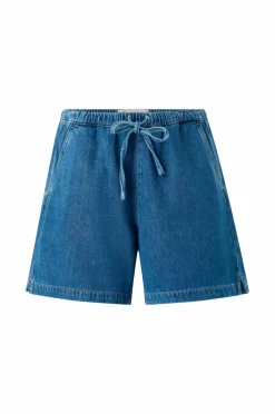 Ellos Collection Jeans-shorts med snøring