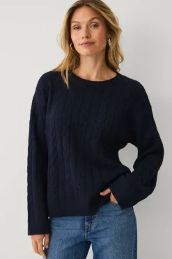 Ellos Collection Kabelstrikket pullover