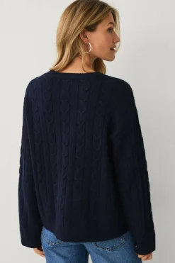 Ellos Collection Kabelstrikket pullover