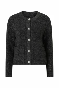 Ellos Collection Kardigan med gullfargede knapper