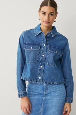 Ellos Collection Kart denim jakke