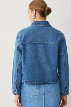 Ellos Collection Kart denim jakke