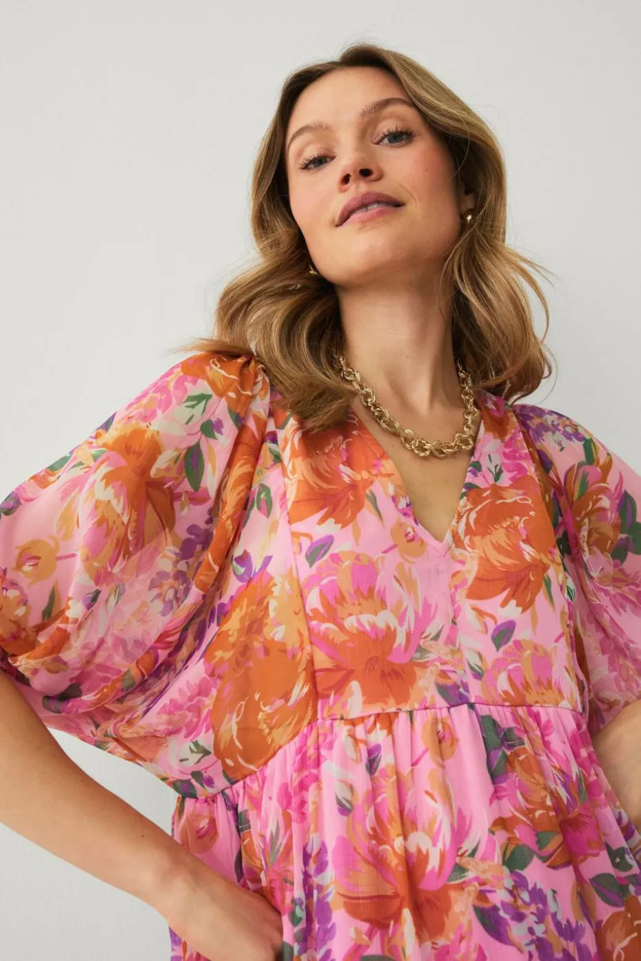 Ellos Collection Kjole i chiffon