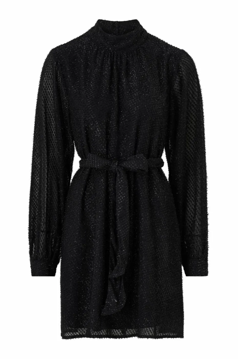 Ellos Collection Kjole i lurex med knytbart belte