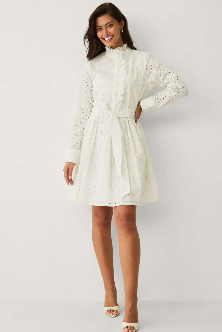Ellos Collection Kjole med broderi