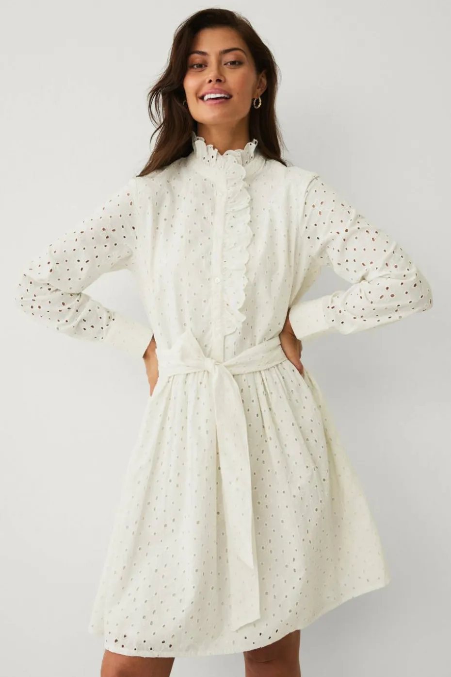 Ellos Collection Kjole med broderi