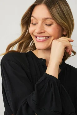 Ellos Collection Kjole med blondedetaljer
