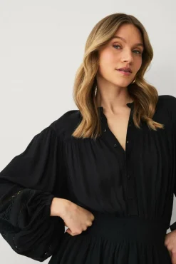 Ellos Collection Kjole med blondedetaljer
