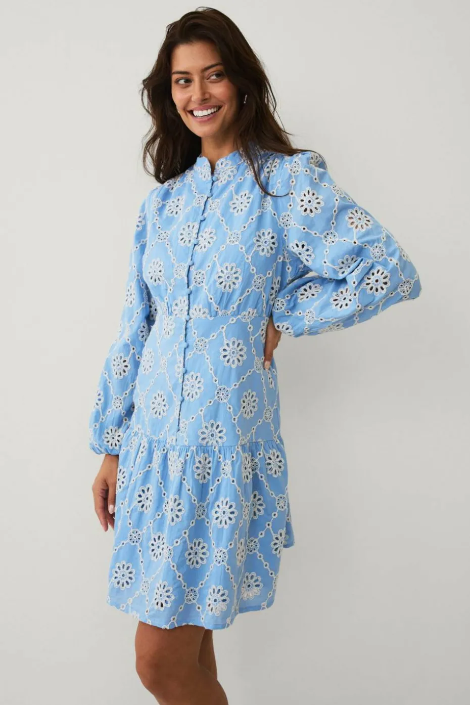 Ellos Collection Kjole med broderi