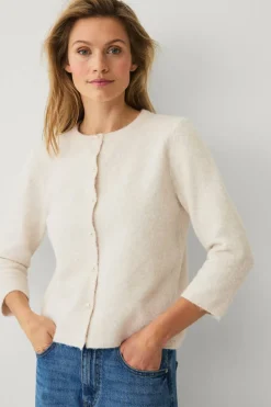 Ellos Collection Kofte med perleknapper