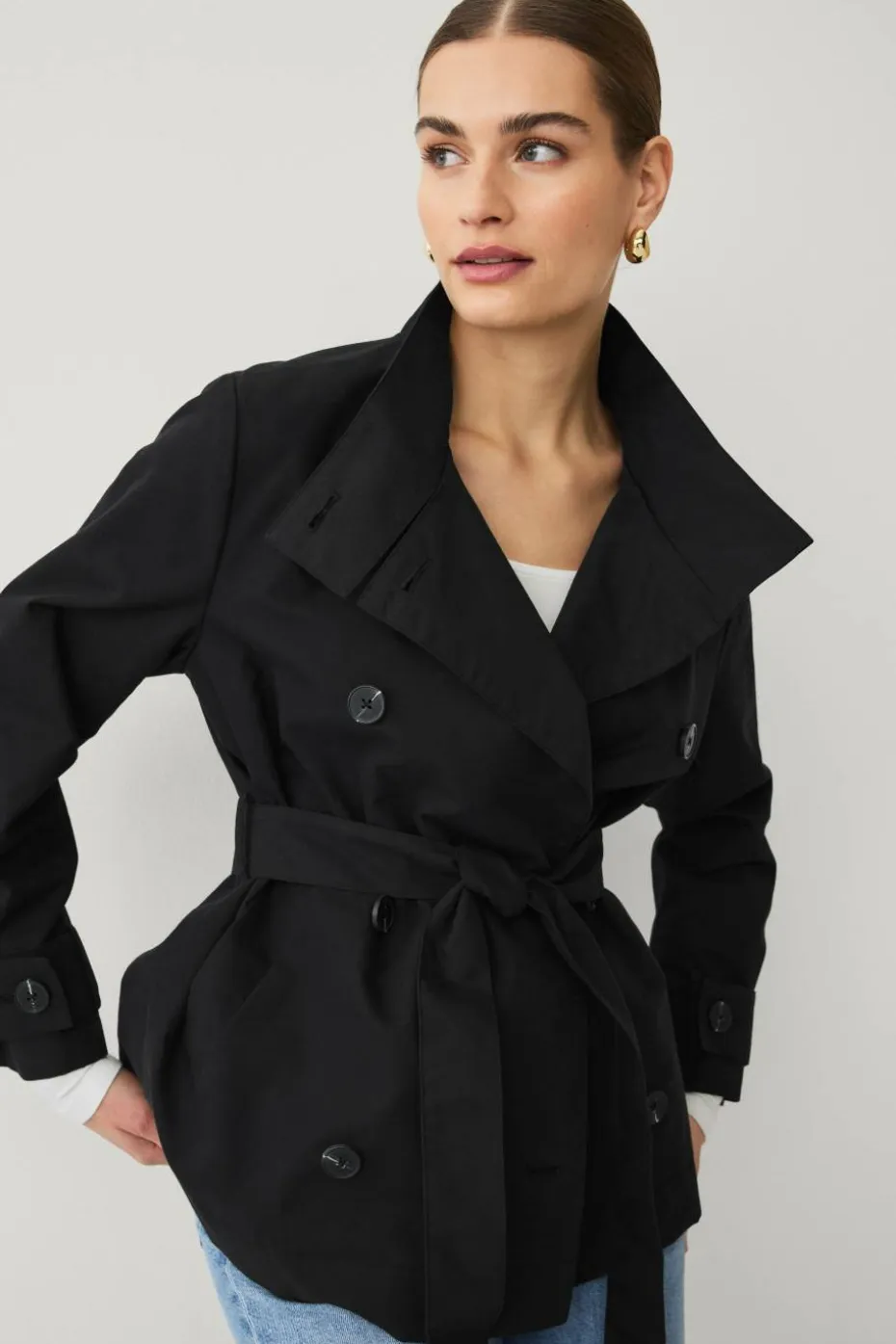 Ellos Collection Kort trenchcoat