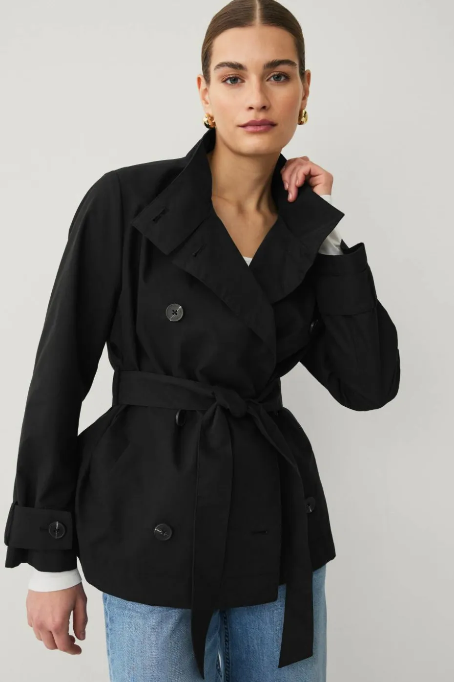 Ellos Collection Kort trenchcoat