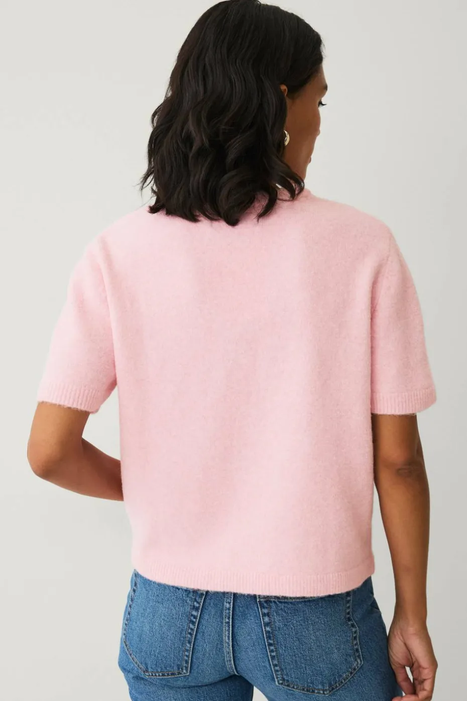 Ellos Collection Kortermet, strikket genser