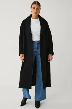 Ellos Collection Kåpe med knytbart belte