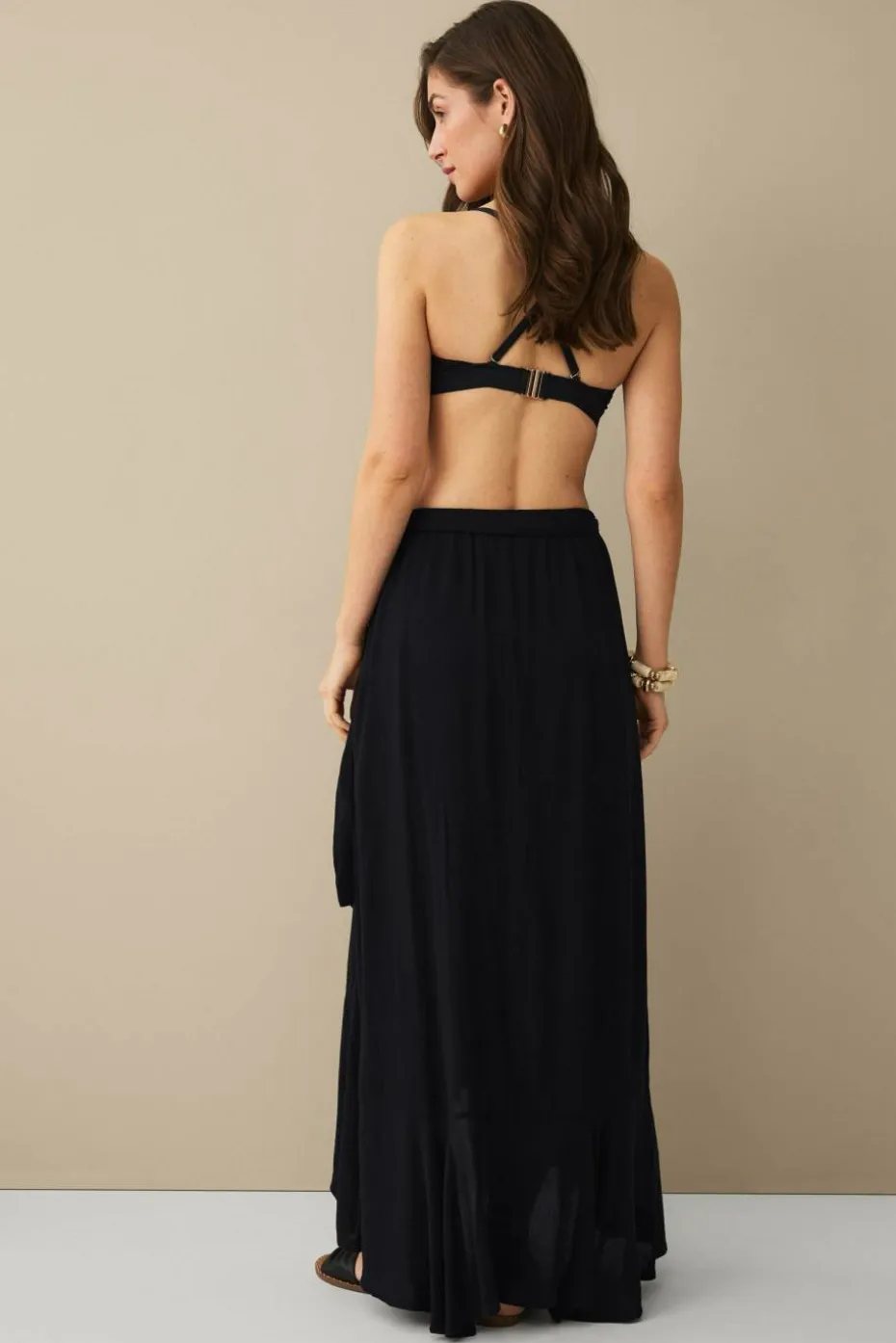 Ellos Collection Maxi skjørt med omslagsdesign