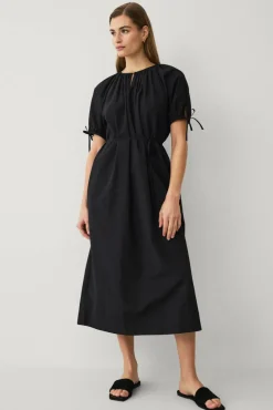 Ellos Collection Maxikjole med smalt knytbart belte